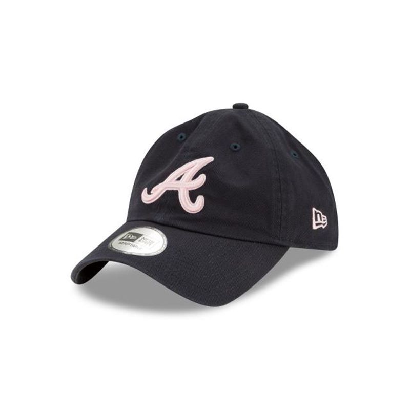 MLB Atlanta Braves Logo Casual Classic Adjustable (ATQ3881) - Blue New Era Caps